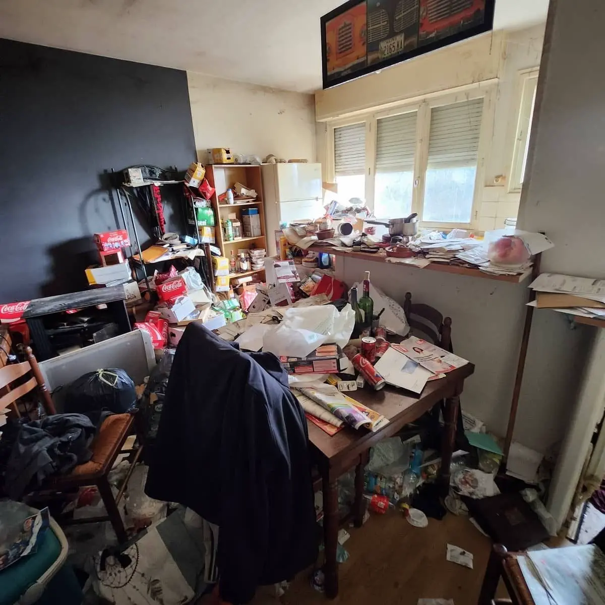 Séjour en état d'insalubrité avant intervention Diogène